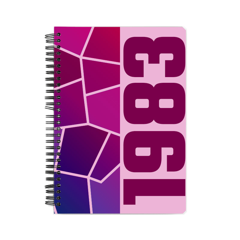 1983 Year Notebook (Light Pink)