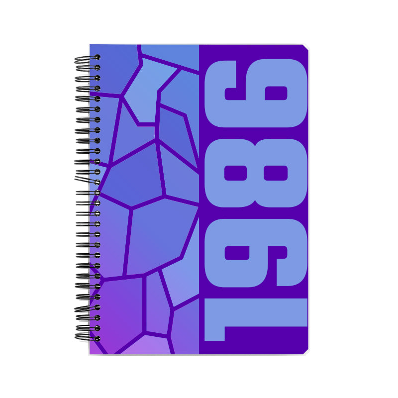 1986 Year Notebook (Purple)