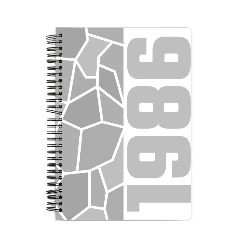 1986 Year Notebook (White)
