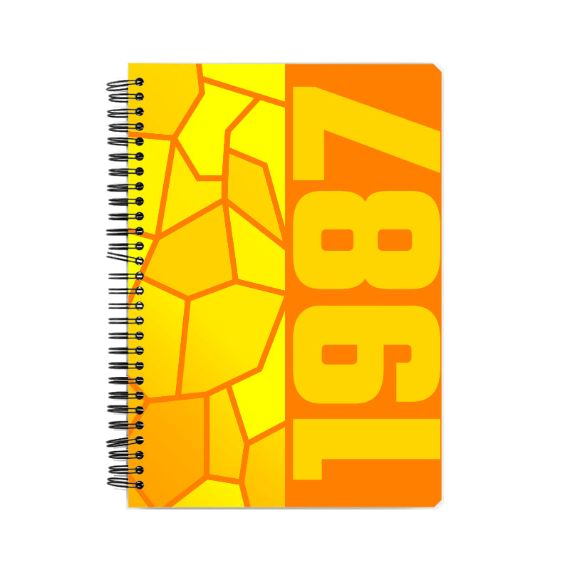 1987 Year Notebook (Orange)
