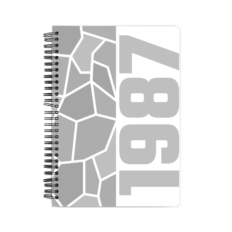 1987 Year Notebook (White)