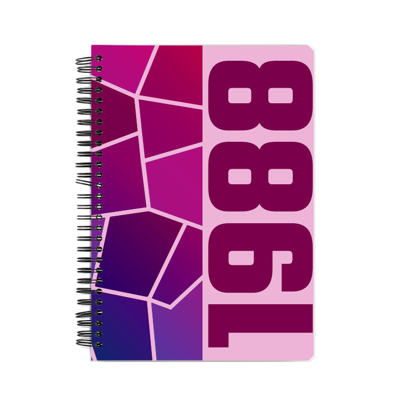 1988 Year Notebook (Light Pink)