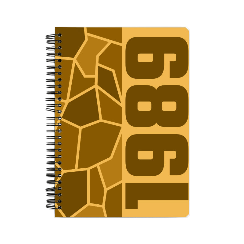 1989 Year Notebook (Golden Yellow)