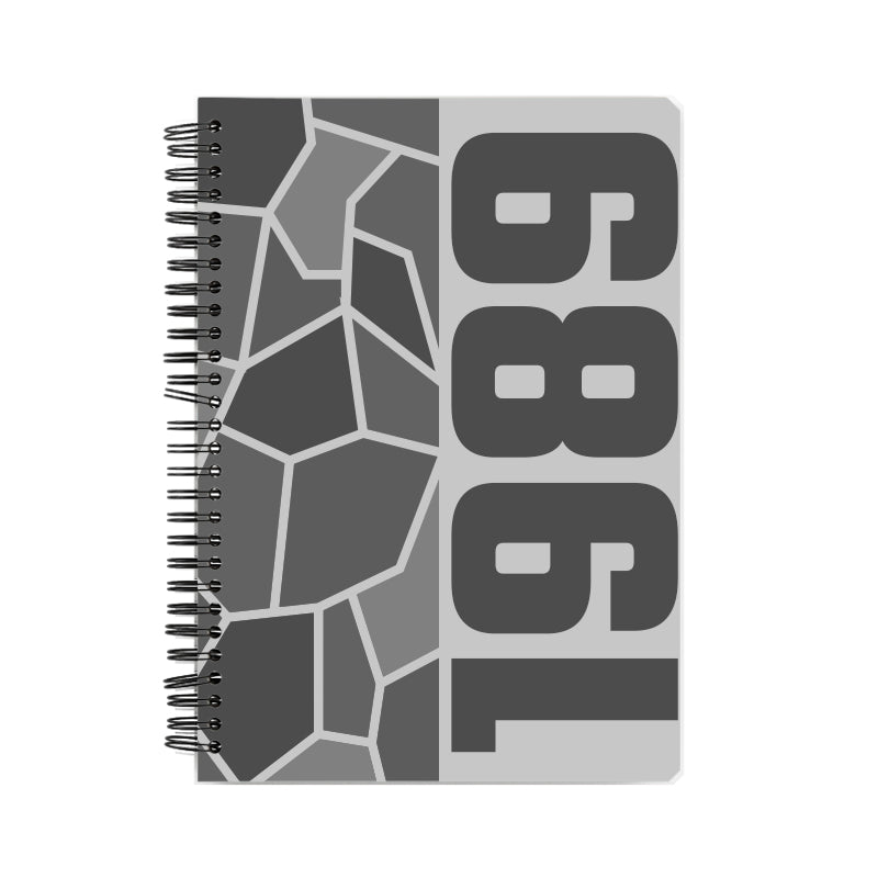 1989 Year Notebook (Melange Grey)