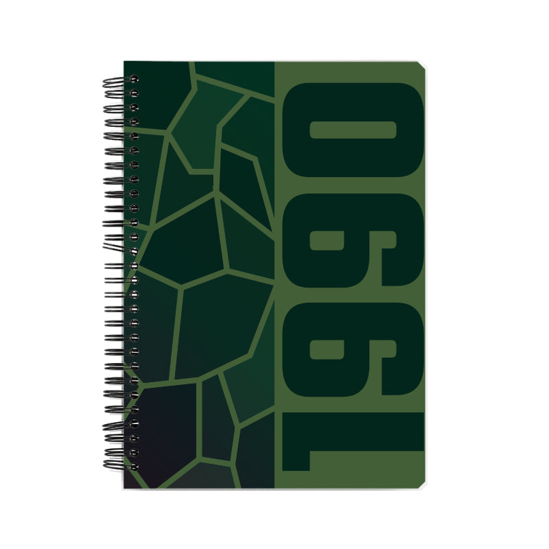 1990 Year Notebook (Olive Green)