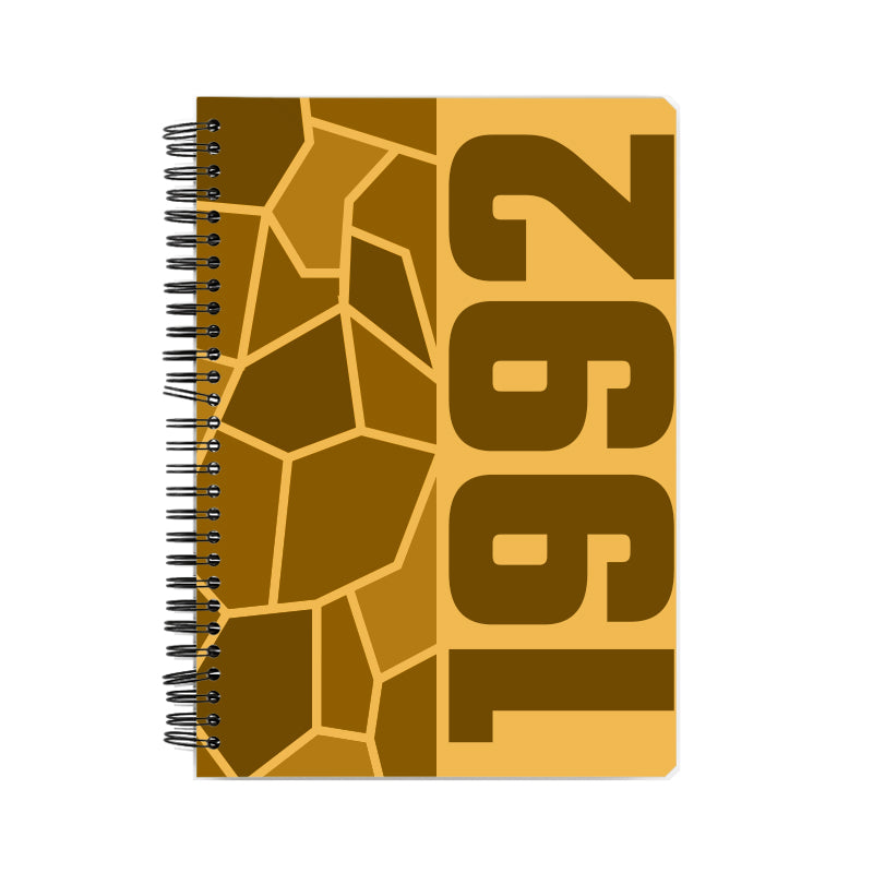 1992 Year Notebook (Golden Yellow)