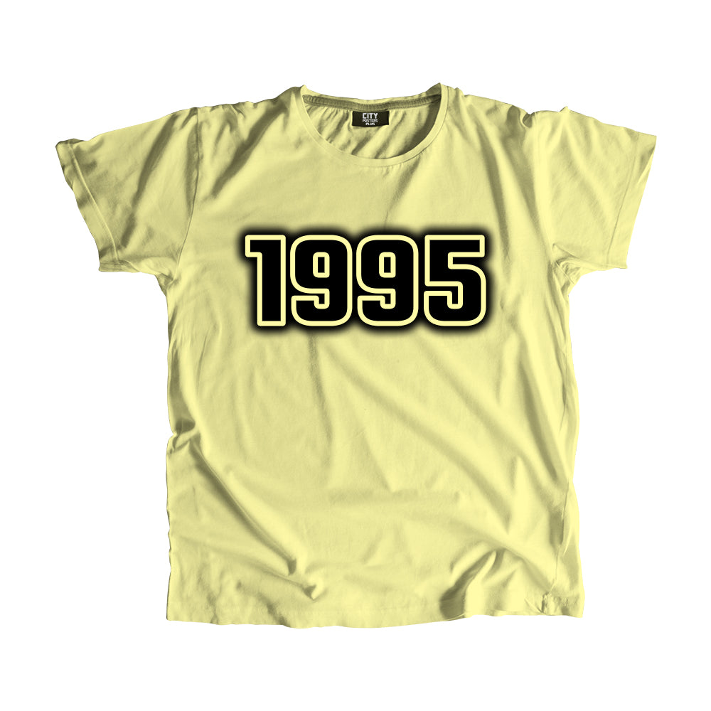 1995 Vintage Heritage Year Men Unisex T-Shirt (Butter Yellow)