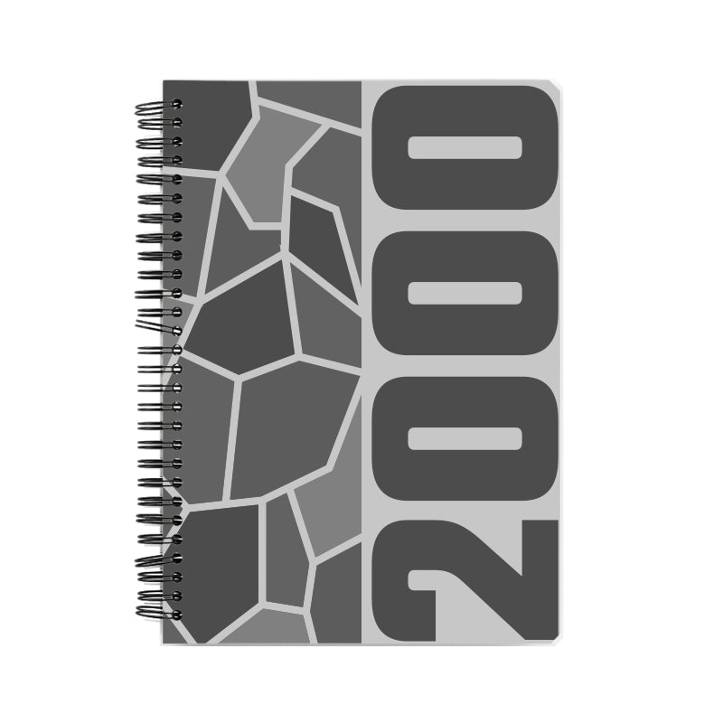 2000 Year Notebook (Melange Grey)