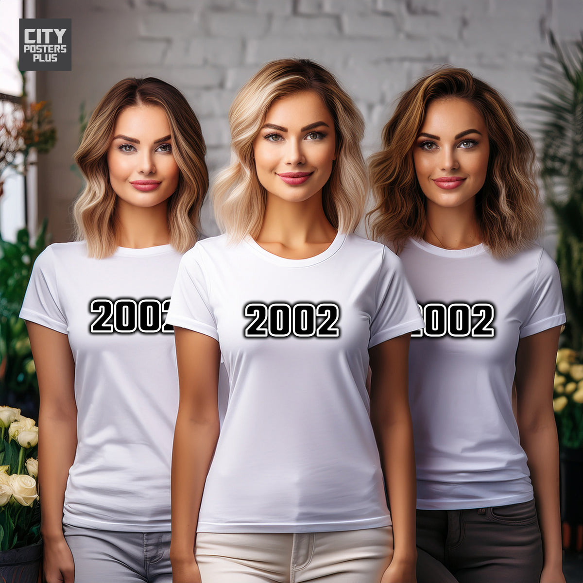 Year 2002 Vintage Birth Year Women T-Shirt