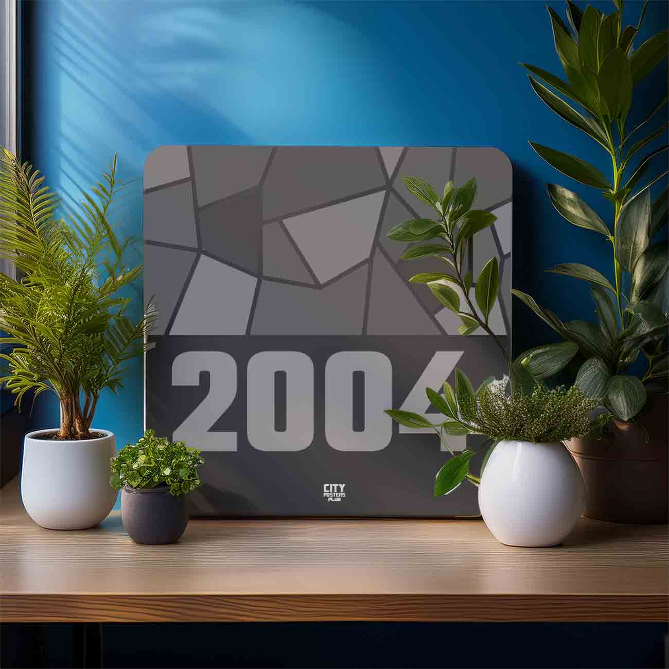 2004 Year Mousepad (Charcoal Grey)
