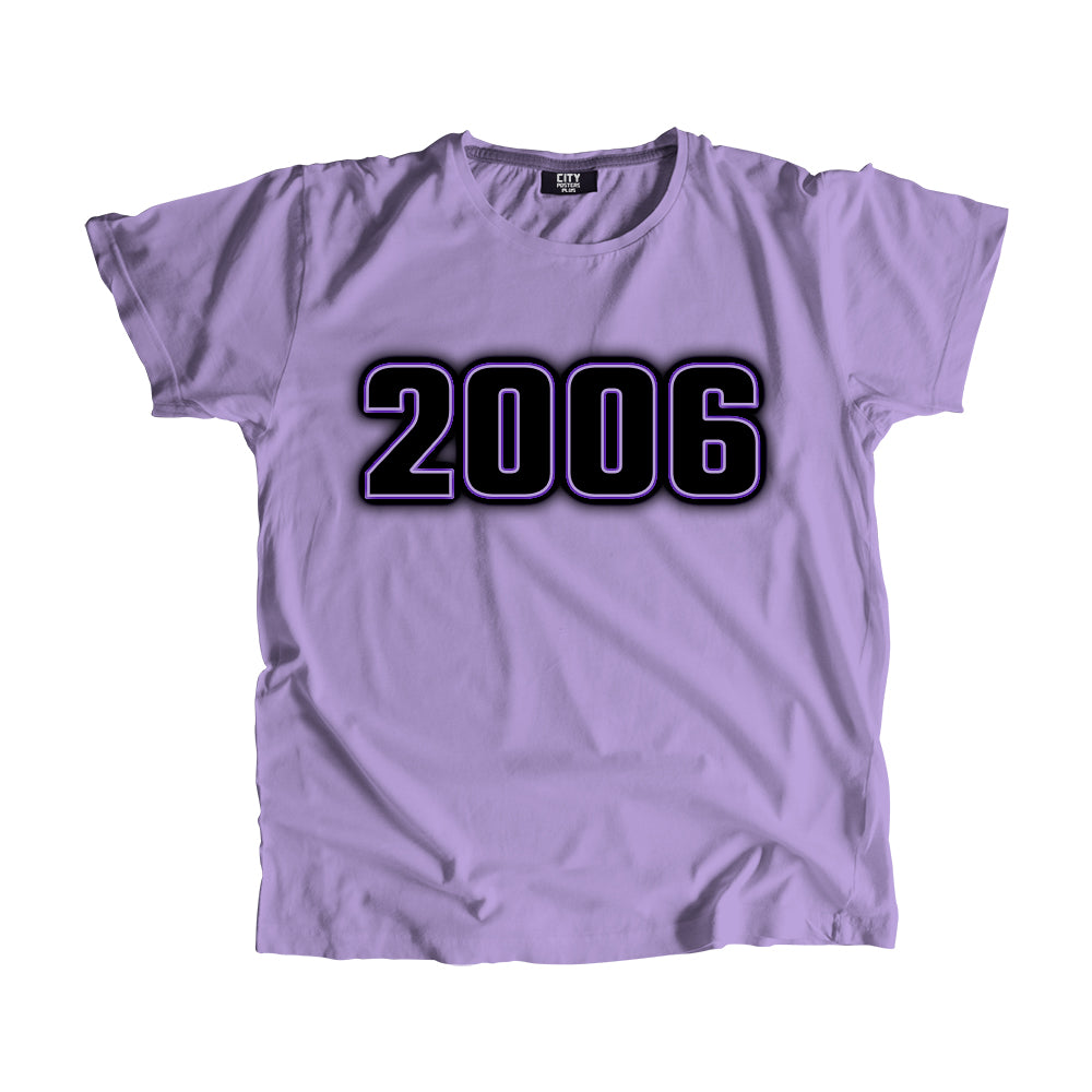 2006 Vintage Heritage Year Men Unisex T-Shirt (Iris Lavender)