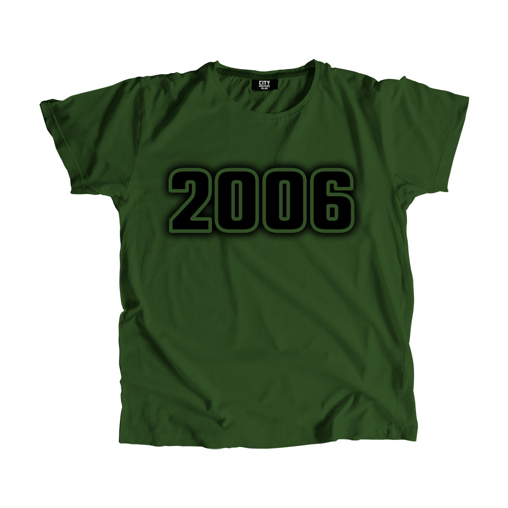 2006 Vintage Heritage Year Men Unisex T-Shirt (Olive Green)