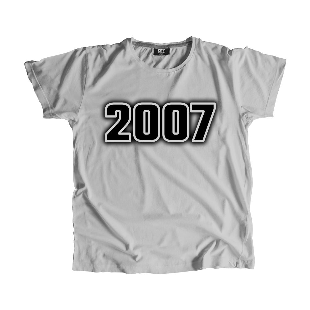 2007 Vintage Heritage Year Men Unisex T-Shirt (Melange Grey)