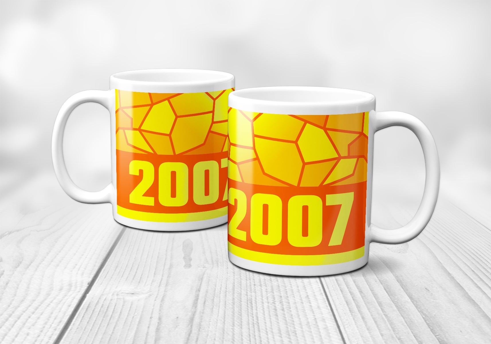 2007 Year Mug (11oz, Orange)