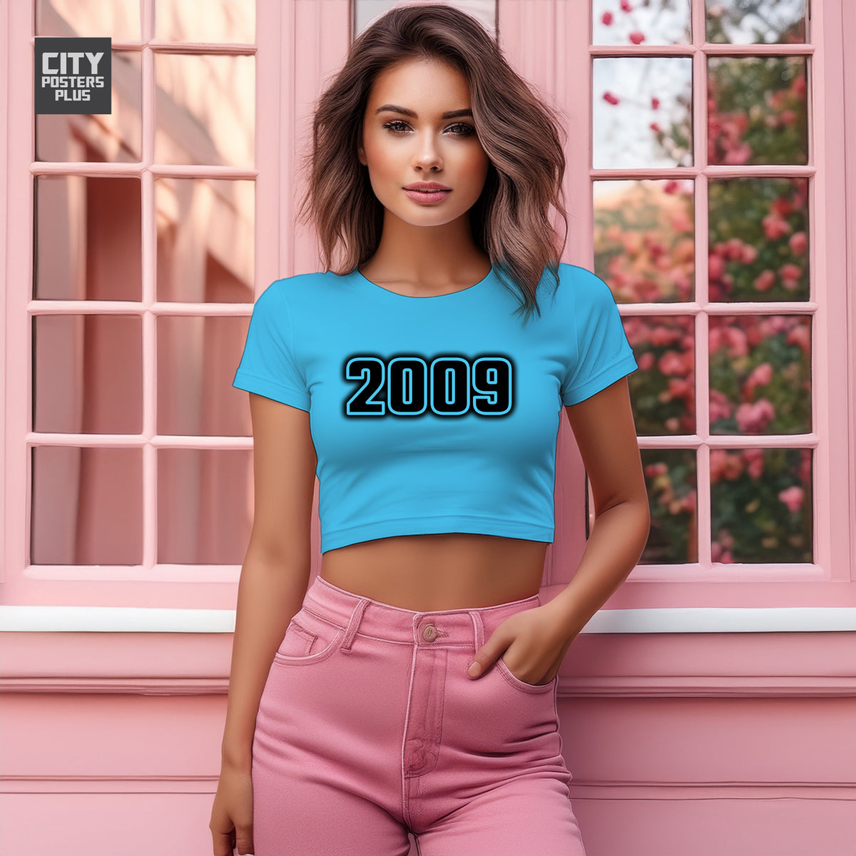 2009 Women Crop Top | Vintage Birth Year Shirt | City Posters Plus