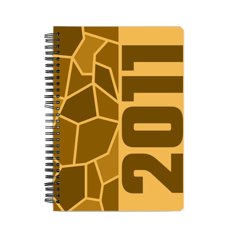 2011 Year Notebook (Golden Yellow)