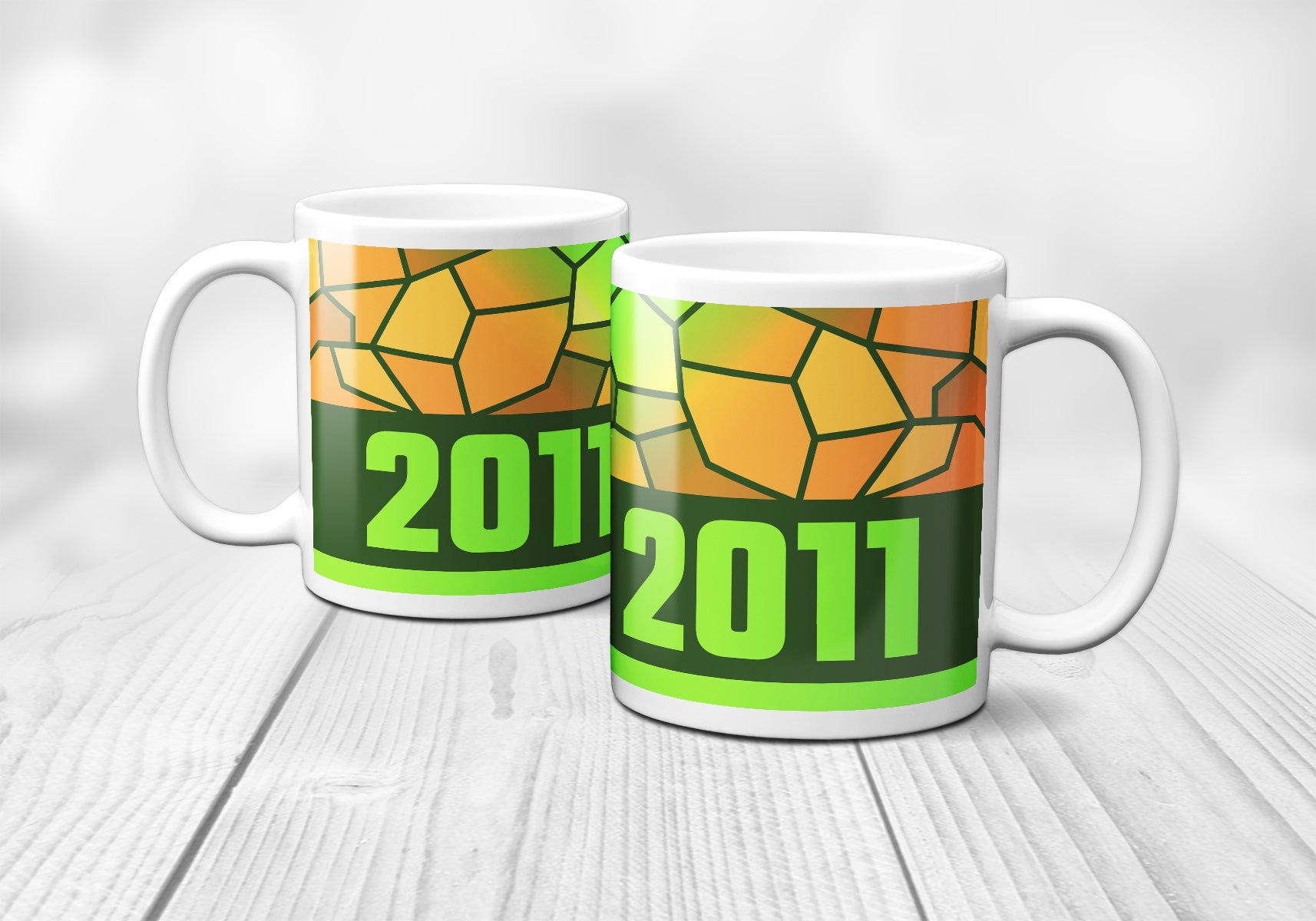 2011 Year Mug (11oz, Olive Green)