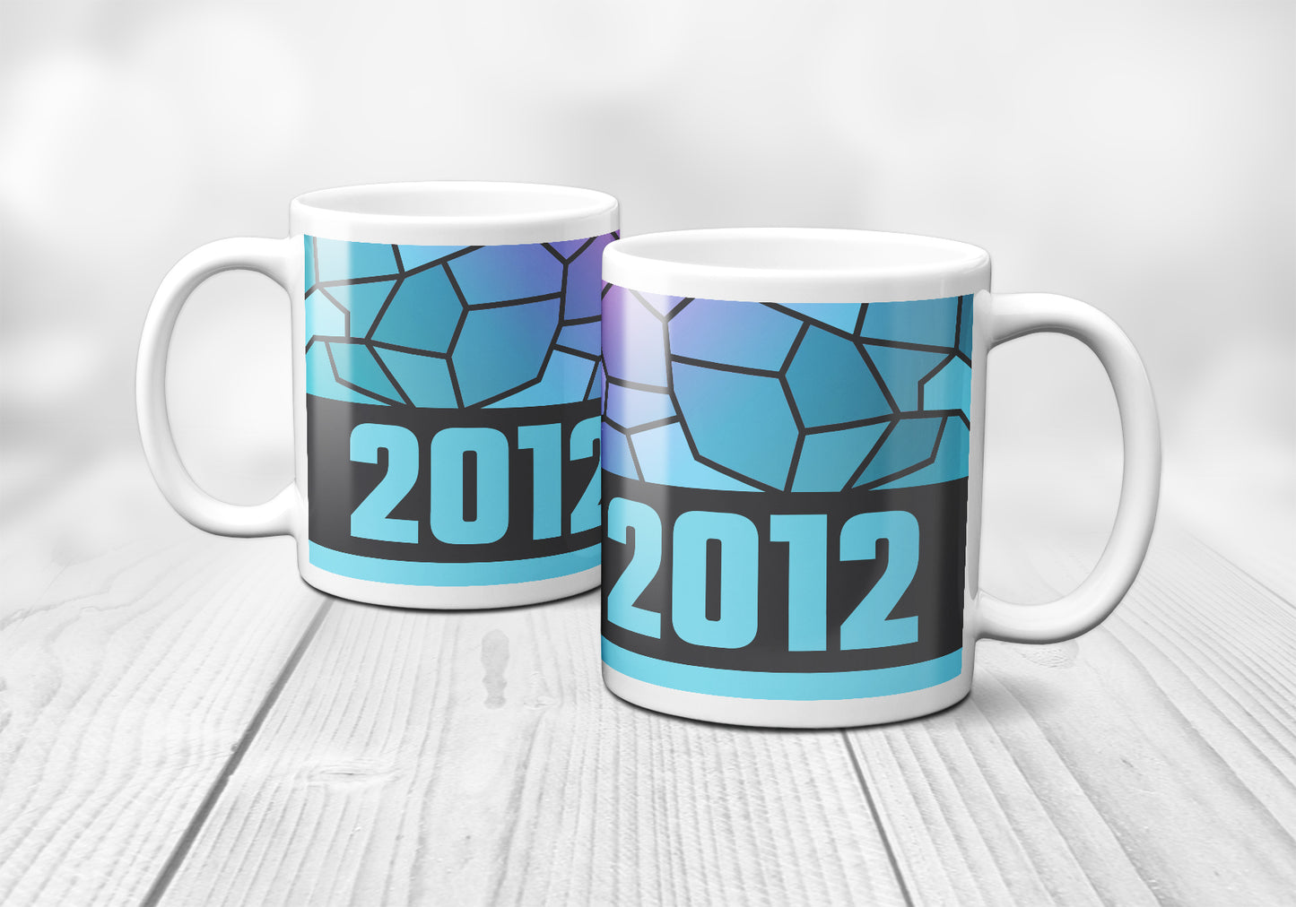 2012 Year Mug (11oz, Charcoal Grey)