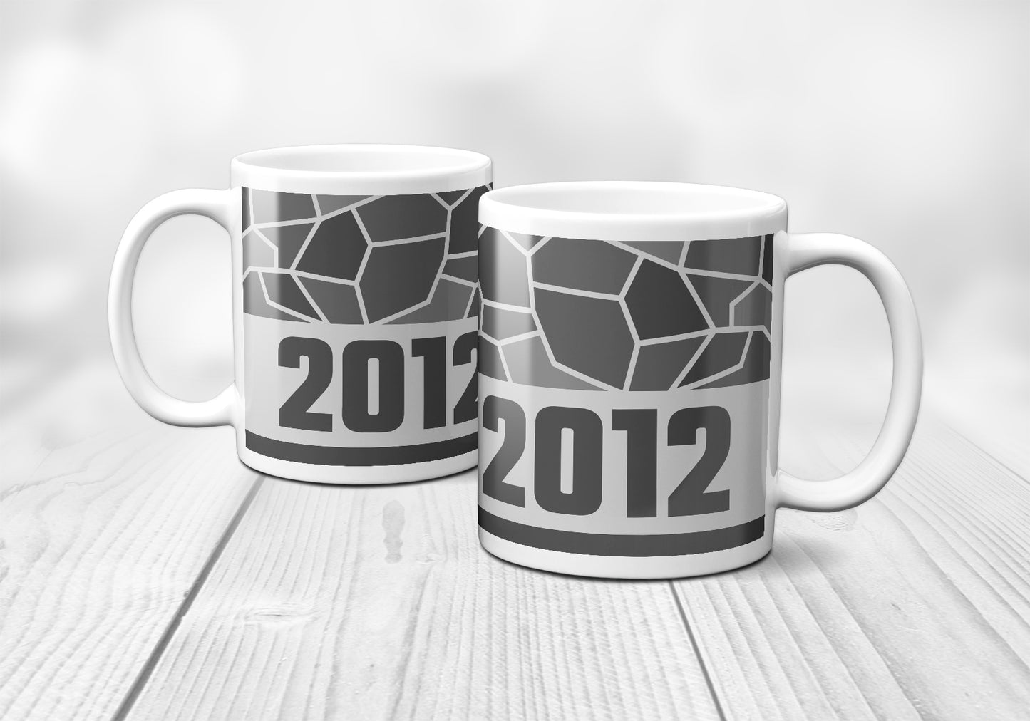 2012 Year Mug (11oz, Melange Grey)