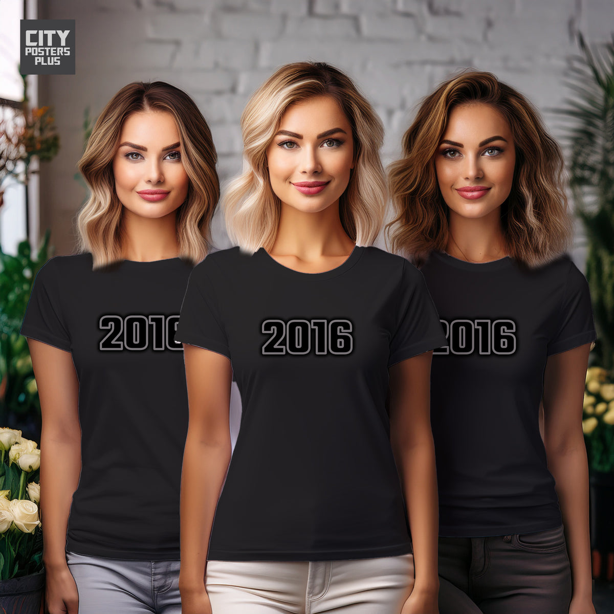 Year 2016 Vintage Birth Year Women T-Shirt