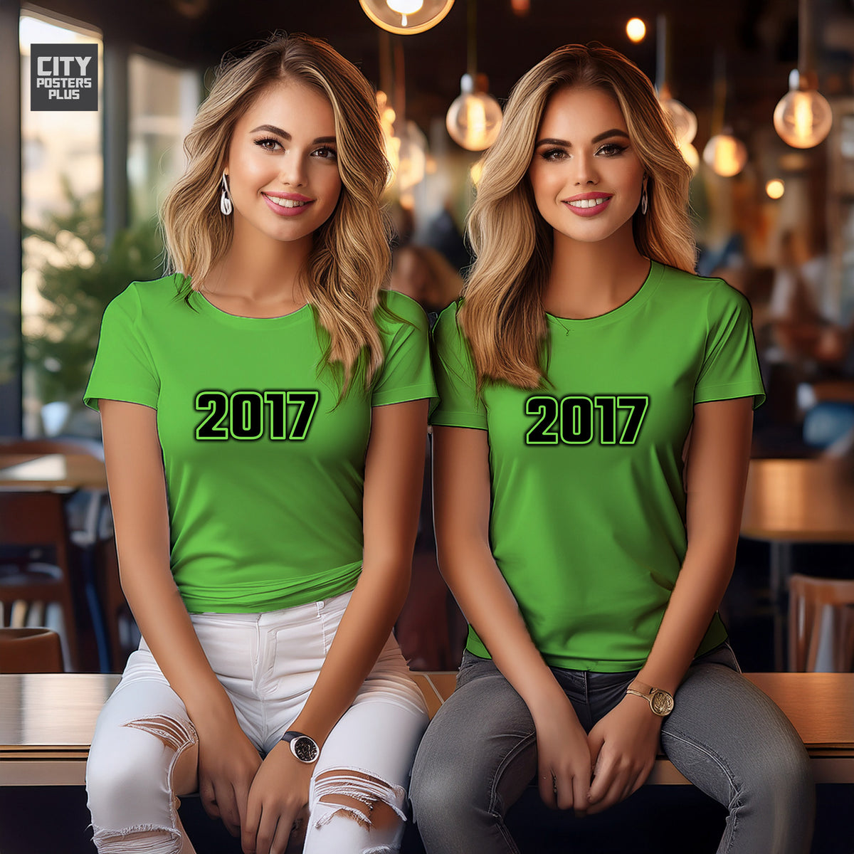 Year 2017 Vintage Birth Year Women T-Shirt
