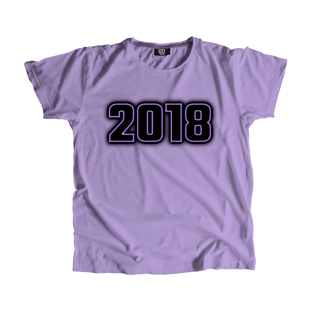 2018 Vintage Heritage Year Men Unisex T-Shirt (Iris Lavender)