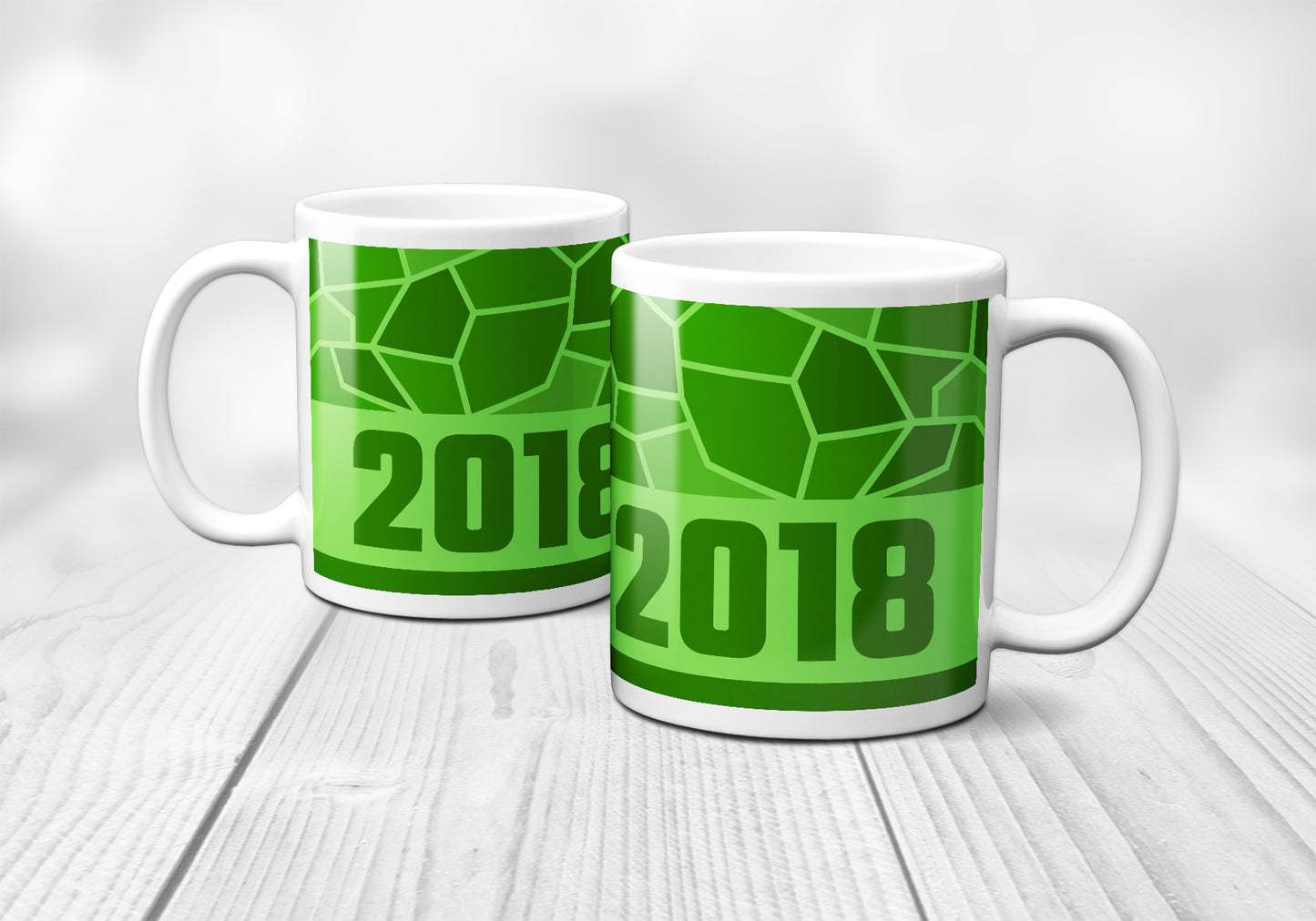 2018 Year Mug (11oz, Liril Green)