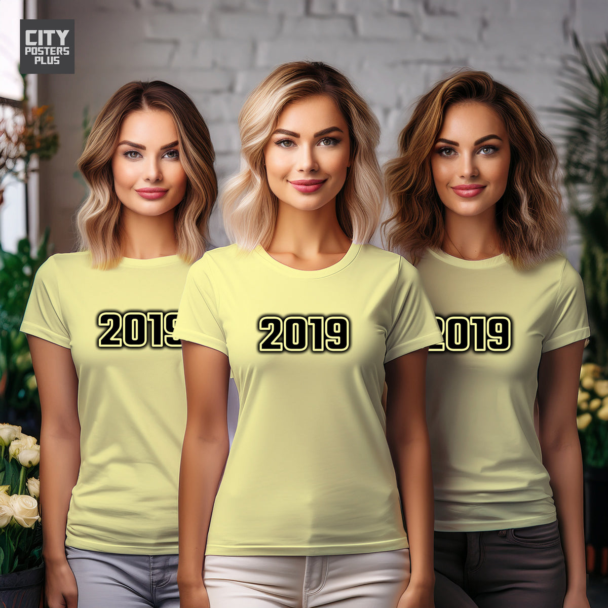 Year 2019 Vintage Birth Year Women T-Shirt