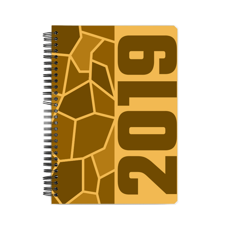 2019 Year Notebook (Golden Yellow)