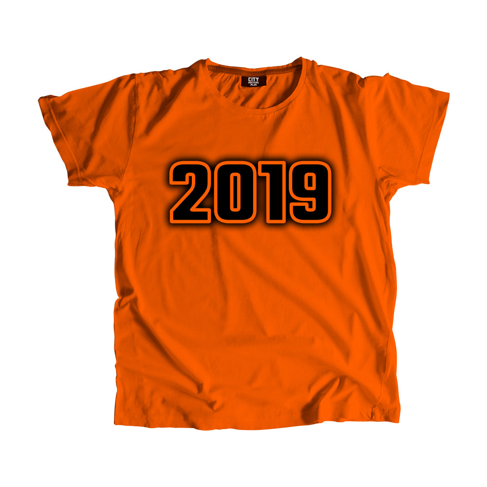 2019 Vintage Heritage Year Men Unisex T-Shirt (Orange)