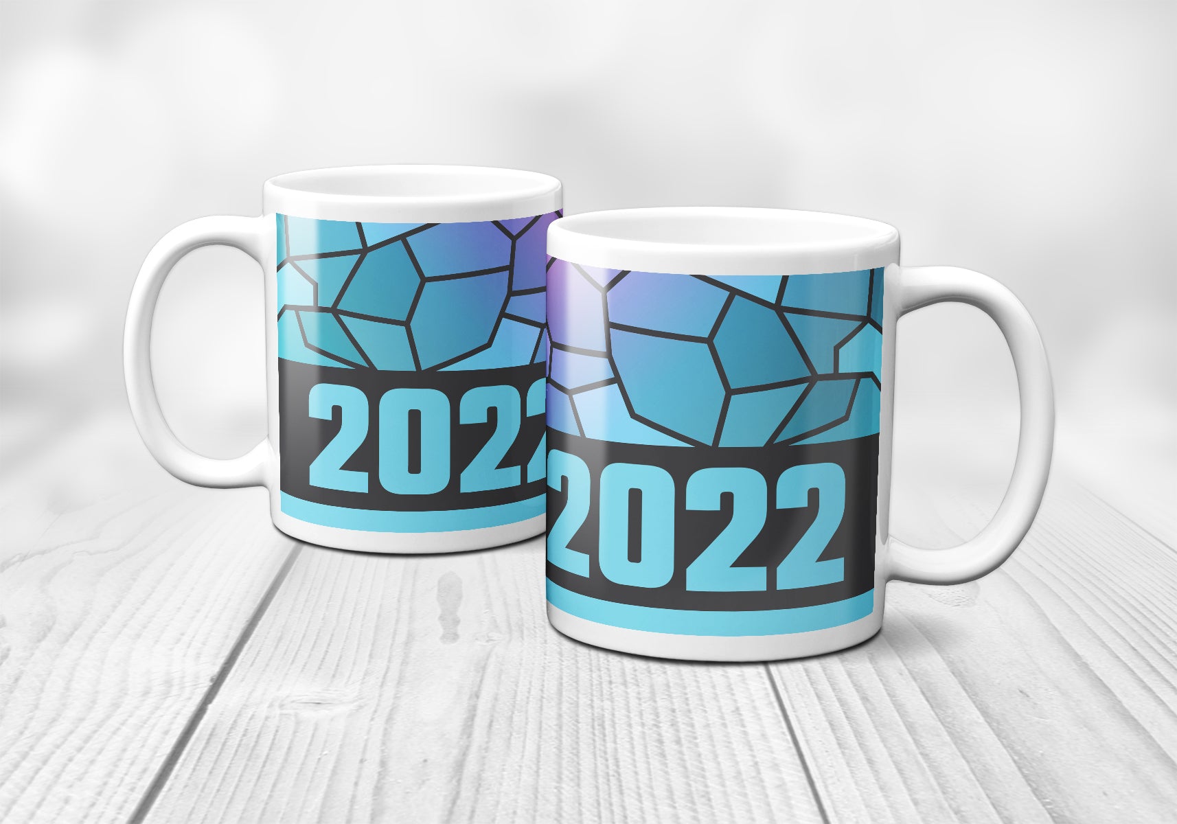 2022 Year Mug (11oz, Charcoal Grey)