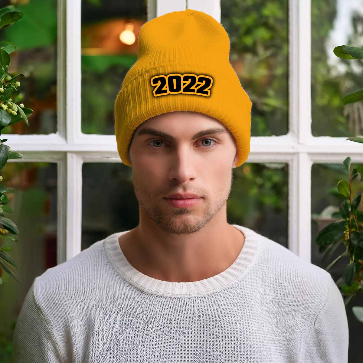 2022 Year Beanie | Vintage & Future Year Knit Winter Hat | Beanies Plus by City Posters Plus