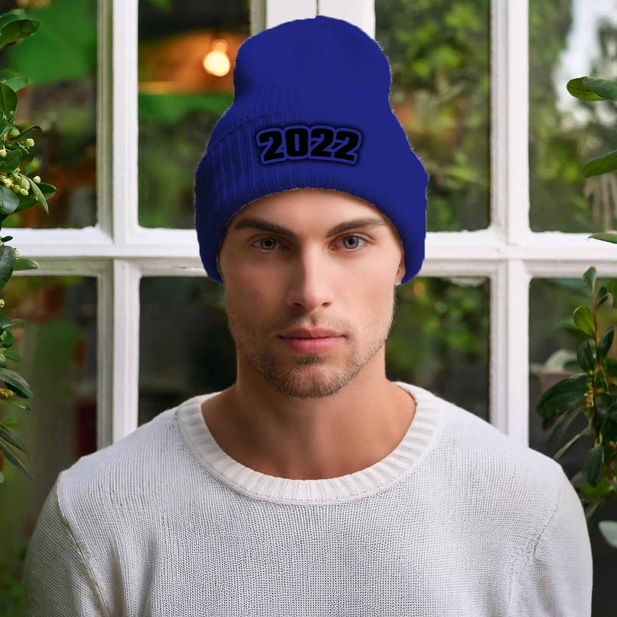 2022 Year Beanie | Vintage & Future Year Knit Winter Hat | Beanies Plus by City Posters Plus