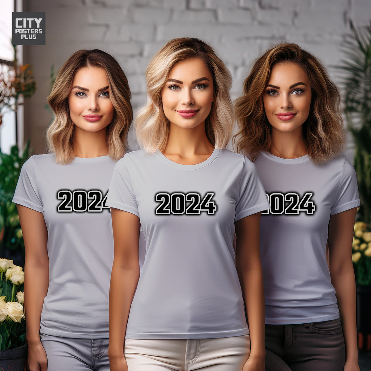 Year 2024 Vintage Birth Year Women T-Shirt