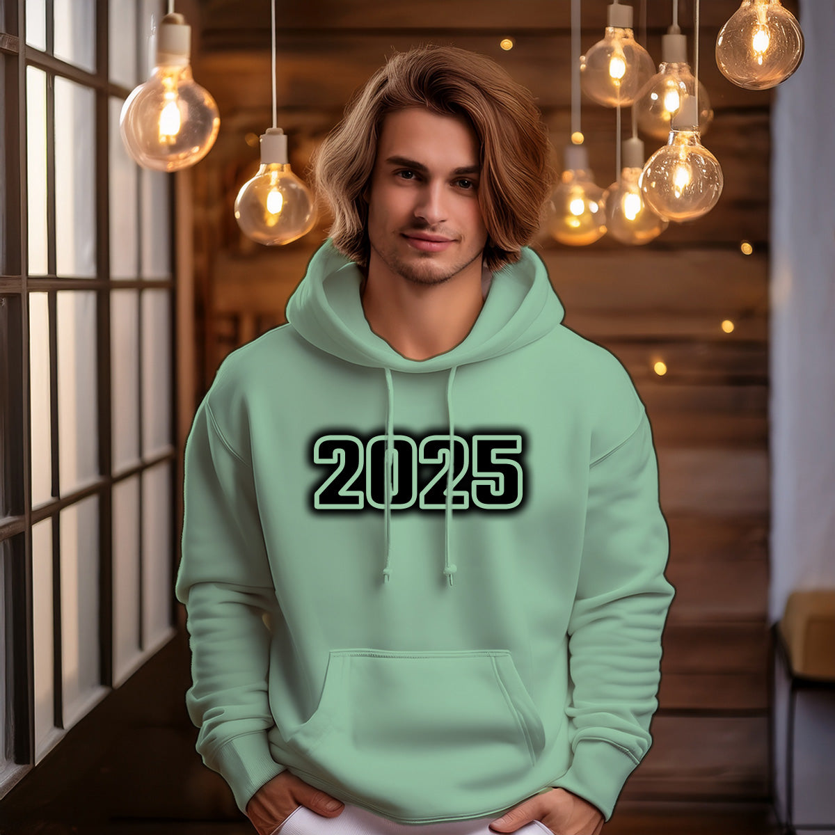 2025 Men Unisex Hoodie | Vintage Birth Year Hoodie Gift