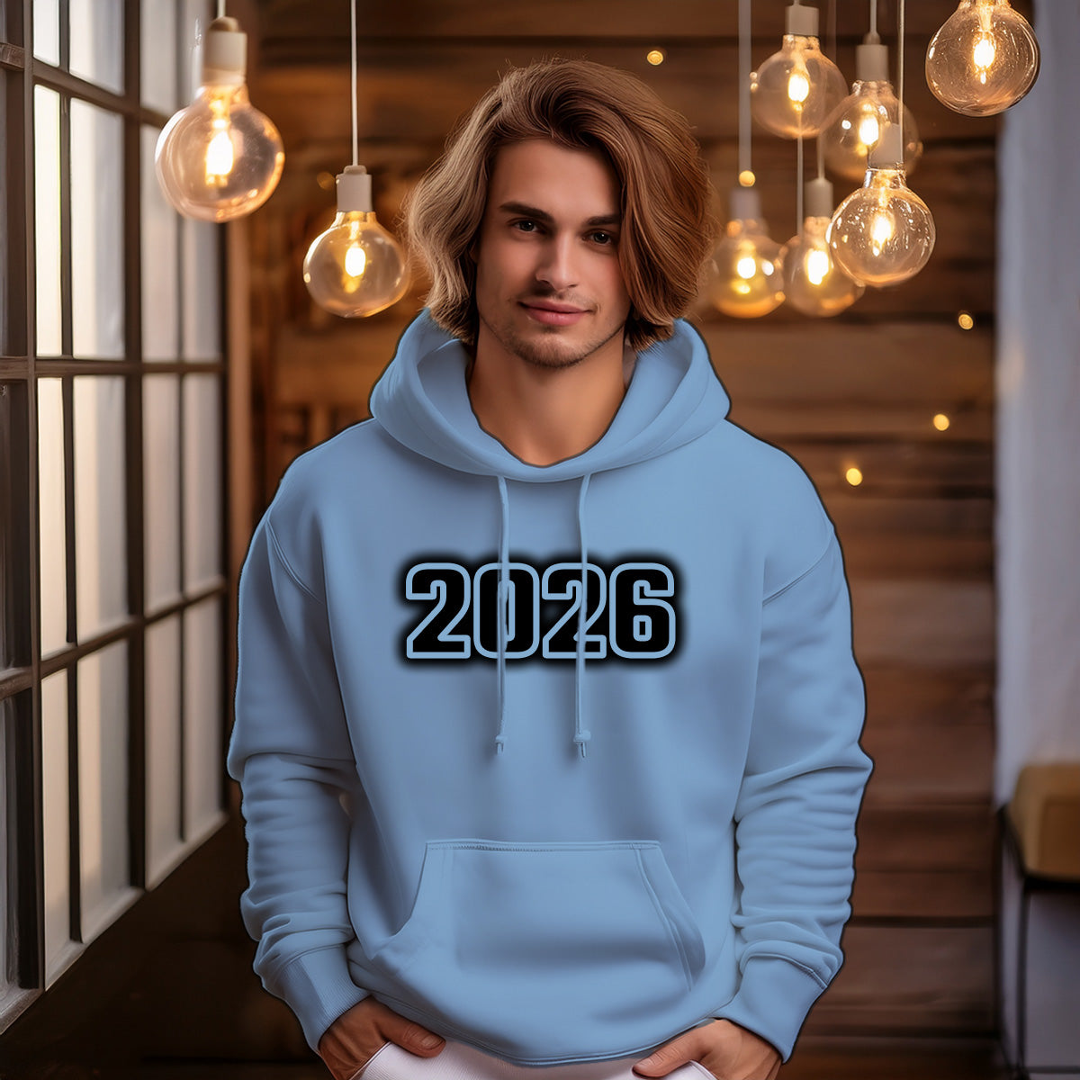 2026 Men Unisex Hoodie | Vintage Birth Year Hoodie Gift