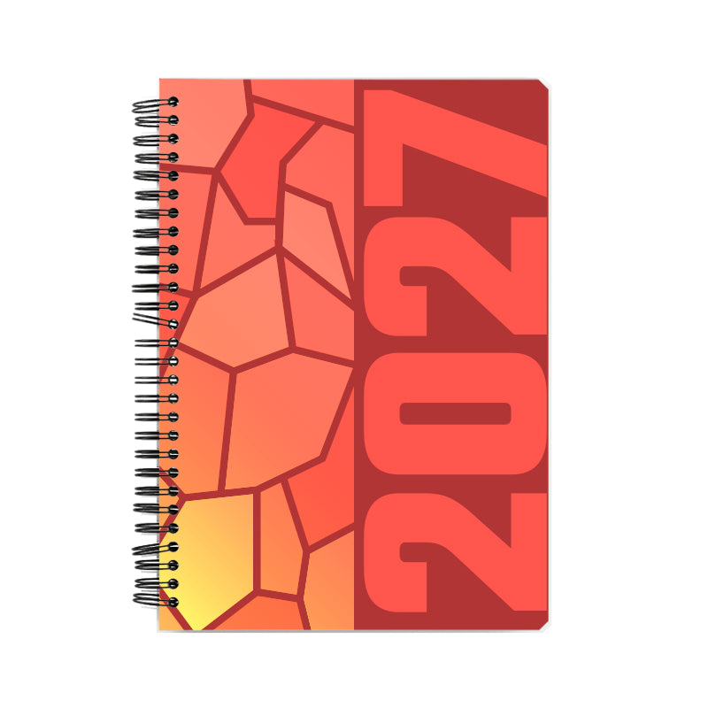 2027 Year Notebook (Red)