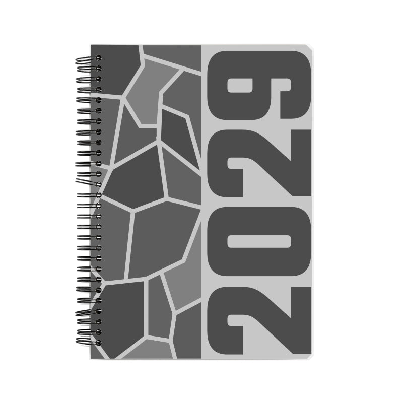 2029 Year Notebook (Melange Grey)