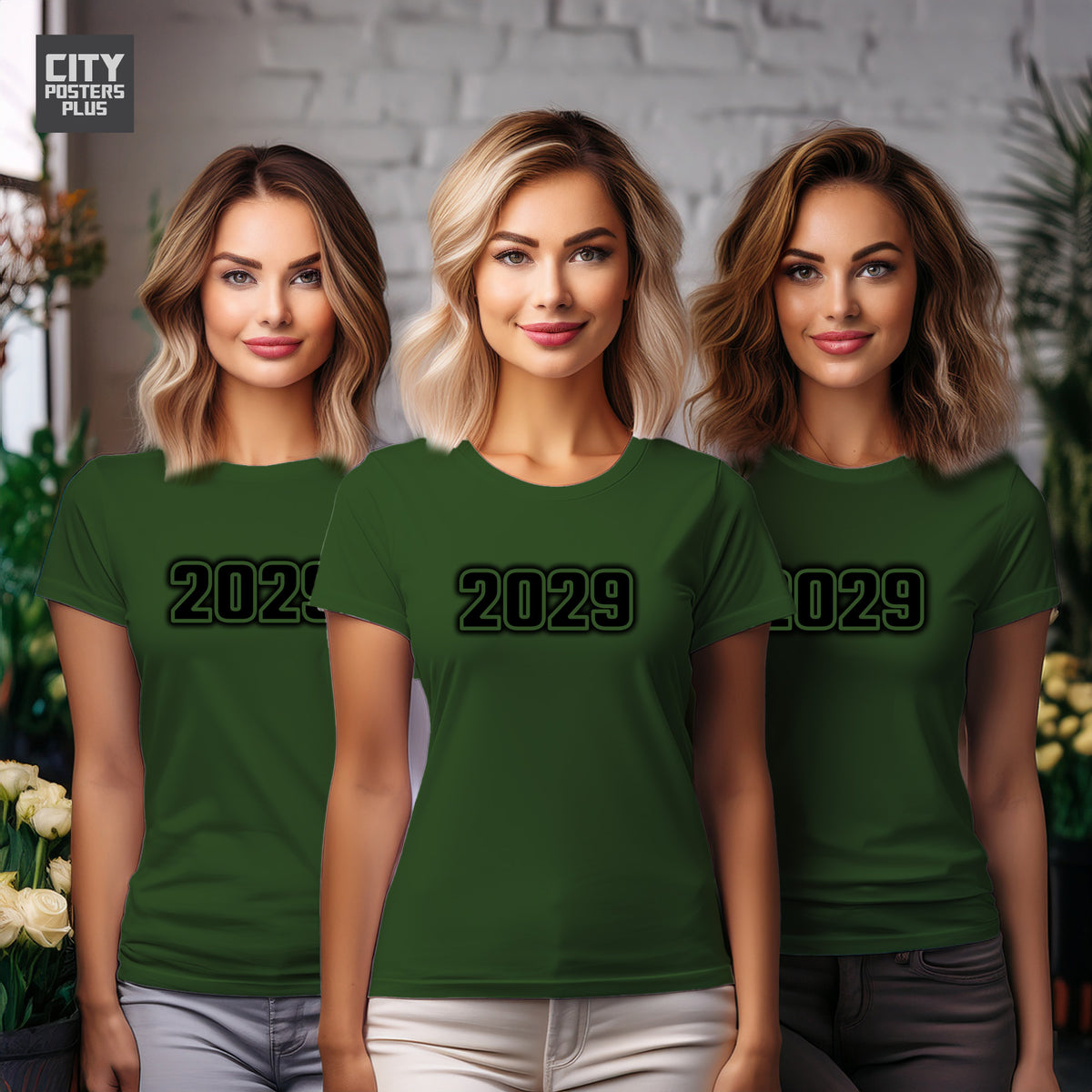 Year 2029 Vintage Birth Year Women T-Shirt