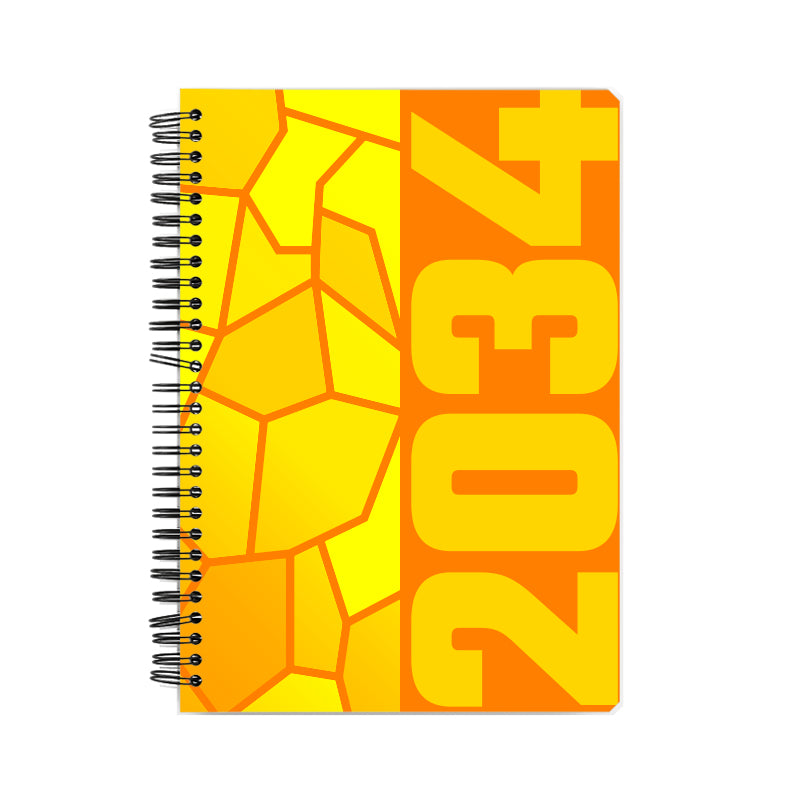 2034 Year Notebook (Orange)