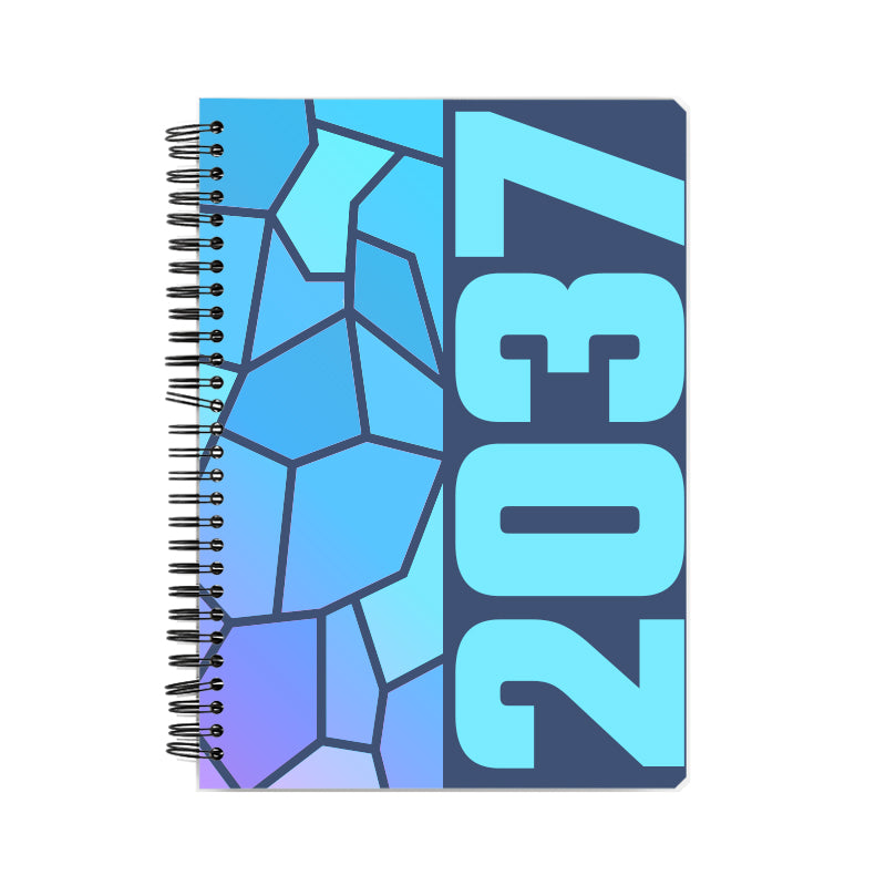 2037 Year Notebook (Navy Blue)
