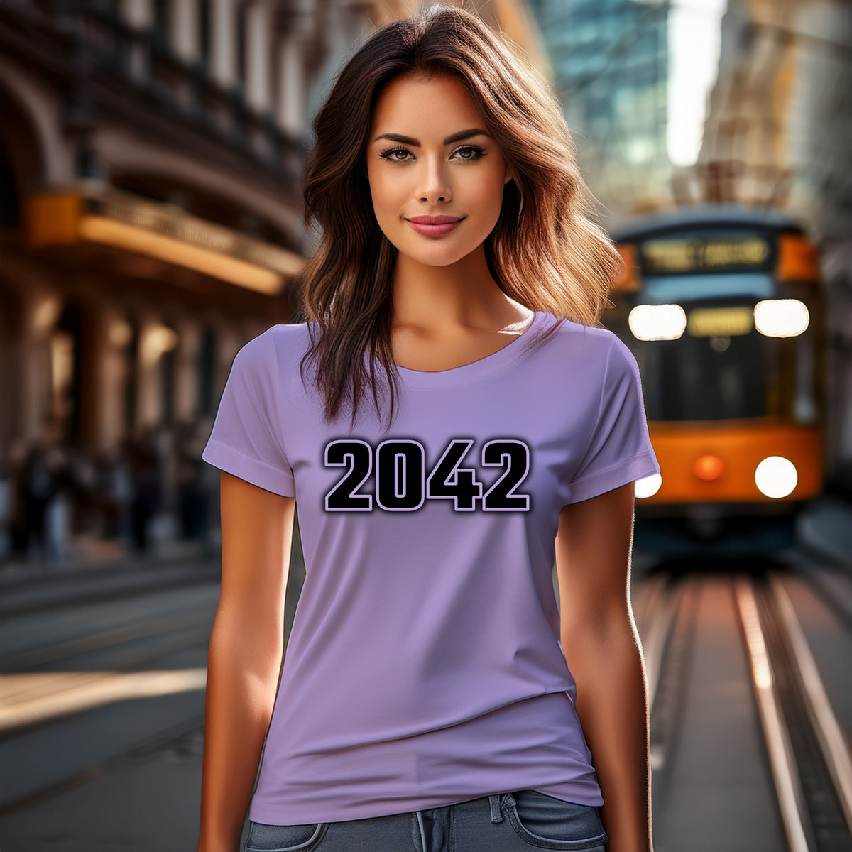 2042 Women T-Shirt | Vintage Birth Year Shirt | City Posters Plus