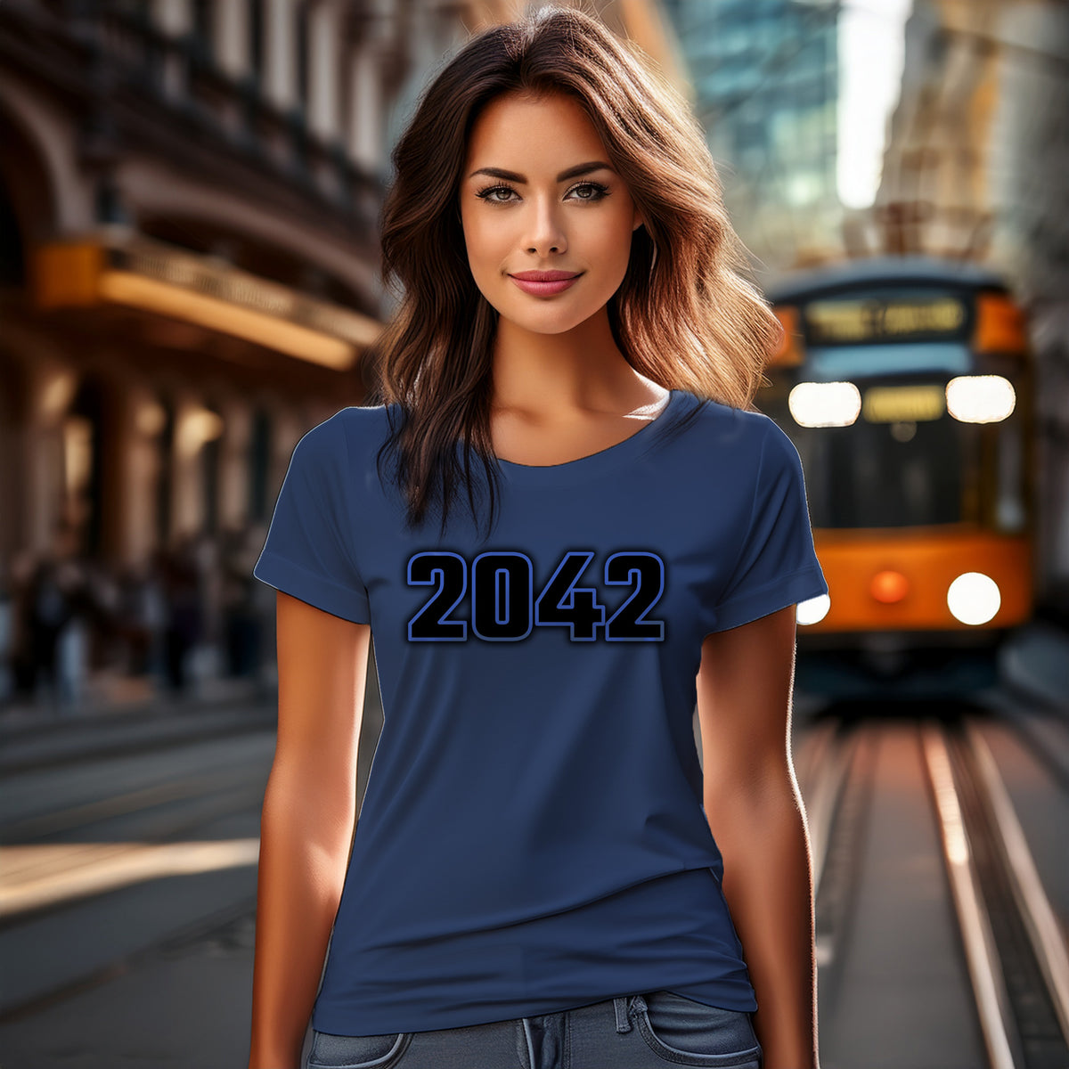 2042 Women T-Shirt | Vintage Birth Year Shirt | City Posters Plus