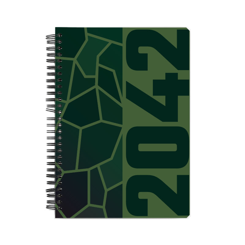 2042 Year Notebook (Olive Green)