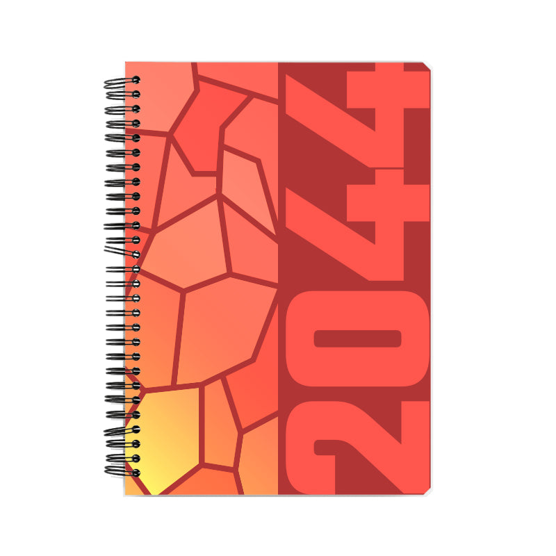 2044 Year Notebook (Red)