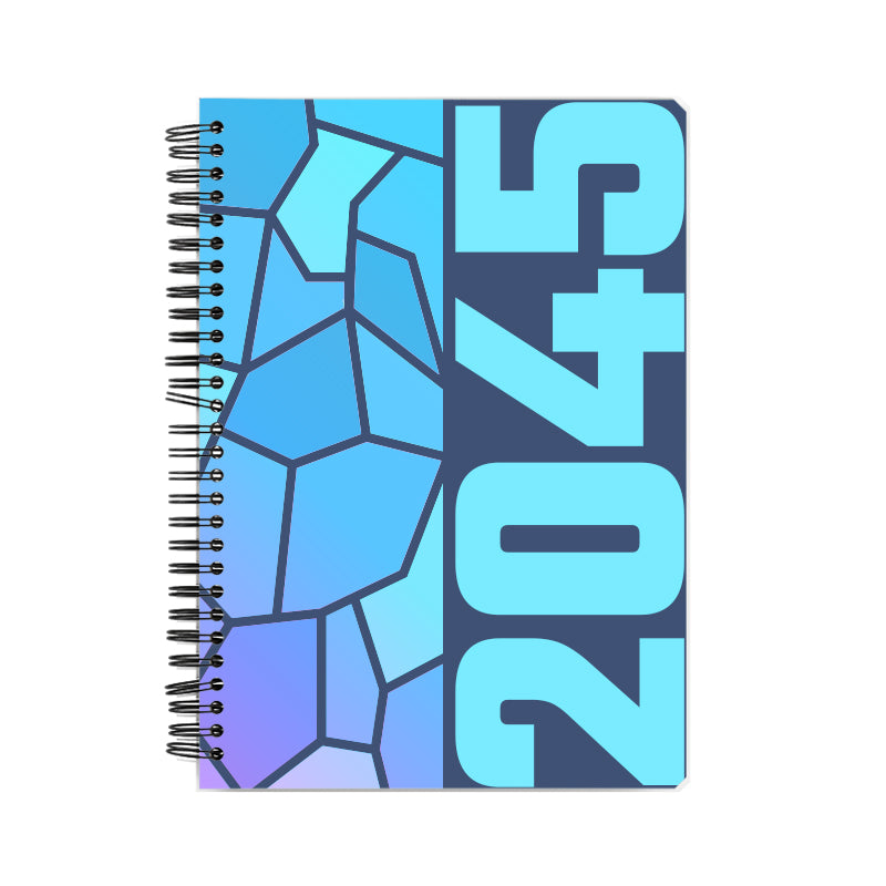 2045 Year Notebook (Navy Blue)