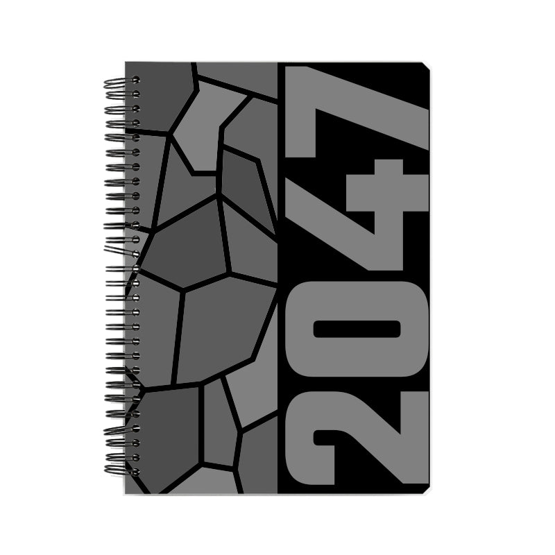 2047 Year Notebook (Black)