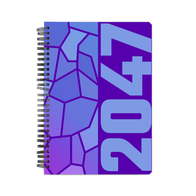 2047 Year Notebook (Purple)