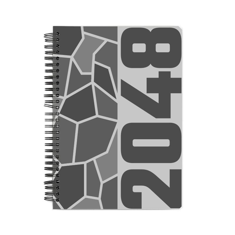 2048 Year Notebook (Melange Grey)