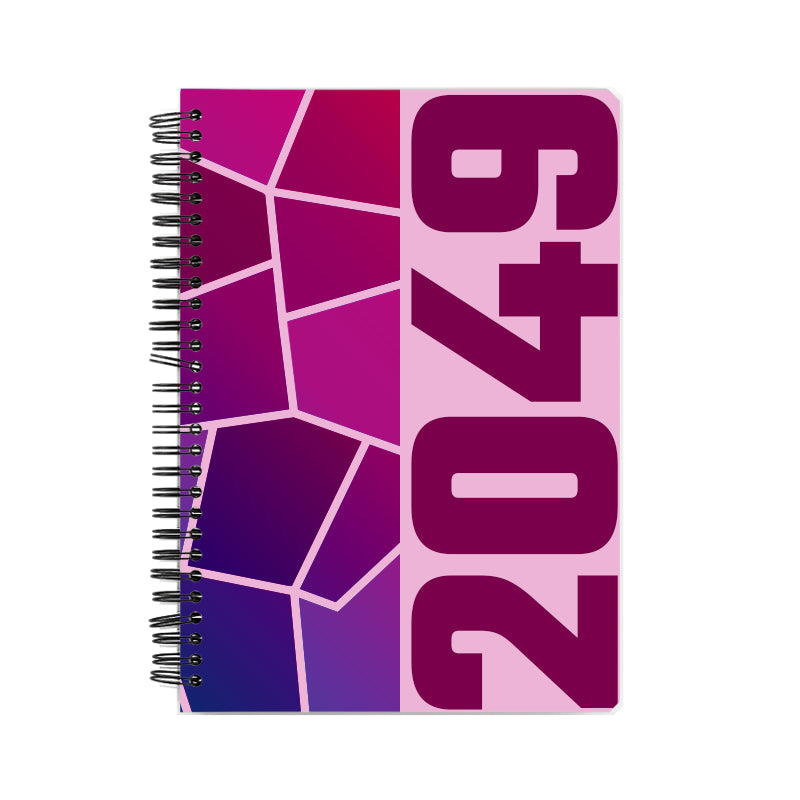 2049 Year Notebook (Light Pink)